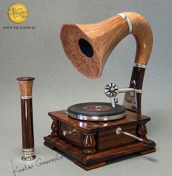 Kostas Gourrelos Pipe Gramaphone
