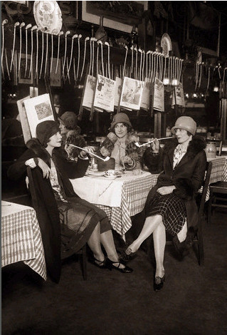 Founders of a 'Women's Pipe Smokers Club', 15 April 1926
