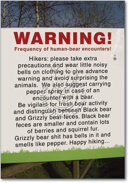 Warning Wild Animals